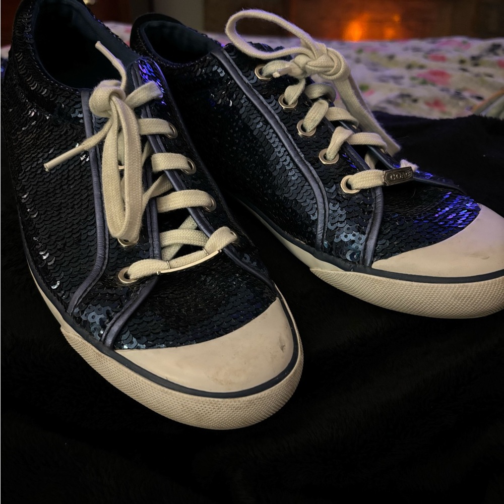 Sparkly coach, shoe size 10